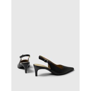 Selected Femme Isla Leather Pointed Slingback Shoes